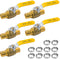 AB (5 Pack) 1 Inch X 1 Inch PEX Ball Valve, Full