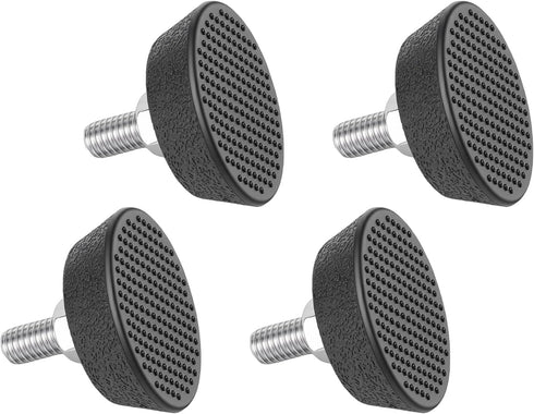 4PCS Furniture Leveling Feet, Screwin Adjustable Levelers with Nonslip Rubber Pads for Table, Chair, Sofa, Cabinet
