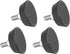 4PCS Furniture Leveling Feet, Screwin Adjustable Levelers with Nonslip Rubber Pads for Table, Chair, Sofa, Cabinet