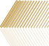 Glarks 18Pcs Brass Solid Round Rod Lathe Bar Stock - Assorted for DIY Craft Tool, Diameter 2.5-8mm