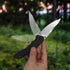 DURATECH Folding Pocket Knife, 3-1/4" Satin 8CR13MOV Blade, Black Smooth G10 Handle with Liner Lock Knife For EDC by DURATECH