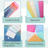 Mr. Pen Plastic Envelopes, 10 Pack A4 Letter Size with Snap Closure