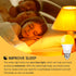 EvaStary Yellow LED Light Bulb Outdoor, 6W LED Bug Light Bulbs 40W Equivalent Outside, A19 LED Amber Bedroom Night Lights, Warm LEDs Hallway Lighting Decorative Lamps, 4 Pack by EvaStary
