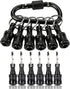 Bit Holder 1/4 inch Hex Shank Screwdriver Bits Holder, Keychain Screw Adapter for Hand-held Drill Bits