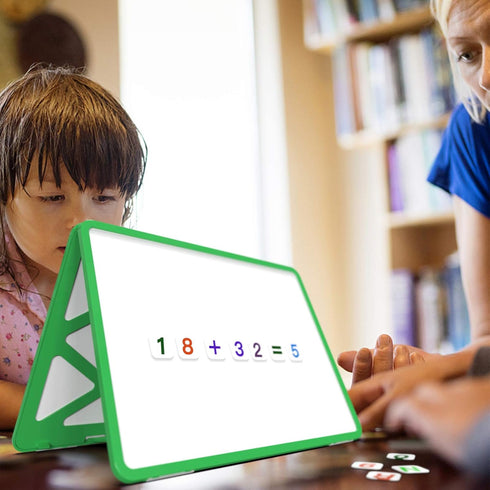 Small Dry Erase White Board with Stand, Double-Sided Portable Mini Whiteboard for Kids, Home, and Office