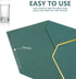 Quacc 30pcs A7 Christmas Envelopes 5 x 7 with Gold Border V Flap for Wedding Gift Cards, Birthday, Graduations
