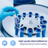 Konohan 400 Pack Conical Centrifuge Tubes, 15 ml Sterile Plastic Test Tubes with Blue Screw Caps