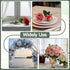 Grevosea 30 5.71 Inch PCS Floral Water Tubes for Flowers, Green Floral Water Tubes, Flower Stem Vials with Caps Plastic