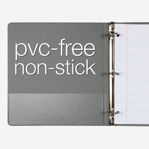 Cardinal 3 Ring Binders, 2 Inch, Round Rings, Holds 475 Sheets, ClearVue Presentation View, 4 Pack