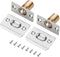 Ravinte Adjustable Ball Door Catch, Closet Ball Bearing Latch, 6 Pack Strong Drive Closing Accessories, Silver