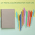 WY WENYUAN Cute Fine Point Smooth Writing Pen - Personalized Ballpoint Bulk, Colorful, Black Ink 1.0 mm