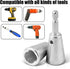 2 Pcs Twister Wire Connectors, Drill Wire Twisting Tool for Quick Stripping and Nut Twisting