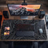 Large Topographic Mouse Pad, XXL Gaming Mousepad, Keyboard and Mouse Pad, Desk Mat, 35.3 x 15.7 in, Minimalist Contour