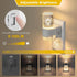 FLMAQE 2 Pack, Dimmable, 0-100 3000K, LED Night Light Dusk to Dawn Sensor, LM Adjustable Brightness, Wall Mounted
