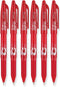 Pilot FriXion Ball 0.7mm Erasable Gel Pens, Fine Point, Red Ink, 6 Pack