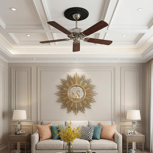 Yuanan 12.2" 3.9" Ceiling Medallions for Light Fixtures, OD X ID PU Ceiling Light Medallion Black Ceilings Fan Cover