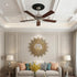 Yuanan 12.2" 3.9" Ceiling Medallions for Light Fixtures, OD X ID PU Ceiling Light Medallion Black Ceilings Fan Cover