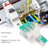 10PCS 1 in 3 out Lever Wire Connectors, Compact Quick Connect Electrical Terminals for 10-20AWG Wires