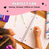 Yoobi College Ruled Spiral Notebook Set, 6-Pack, 1 Subject Notebooks, Ice Cream, Palm Leaves & Flamingo Designs