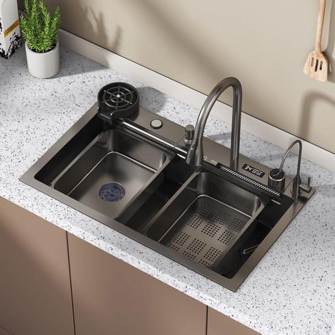 Decoroom Marble Contact Paper for Countertops, Self Adhesive Waterproof White Granite Wallpaper, Peel and Stick Vinyl