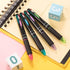 JOVITEC 24 Pack Multicolor 4-in-1 Ballpoint Pens, 0.7 mm Retractable Pens for Office, School Supplies, Kids Party Favors