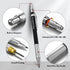 Four Candies 3PCS 2MM Mechanical Pencils with Case, Metal Lead Holder with 120 Graphite Lead Refills, 4 Erasers,
