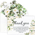 AnyDesign 48 Pack Funeral Thank You Cards White Rose Sympathy Thank You