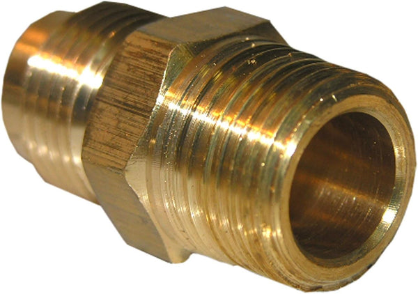 LASCO 17-4831 3/8-Inch Flare to 3/8-Inch Male Pipe Thread Brass Adapter