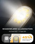 500LM Commercial 10 IP65 Cuvccn Ultra Bright Mini EDC Flashlight, Rechargeable Strobe Light, Modes Running Lights