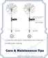 2 Pack 150Leds Solar Garden Lights Outdoor Yard Decorations, Pathway Lights Stake, Fairy Firework Light for Garden