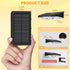 8 Pack 3 IP65 Solar Fence Lights Outdoor - Modes (Warm/Neutral/Cool White), Fence Lights Solar Powered for Outside