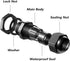 20PCS Nylon Cord Grip Cable Glands Kit, Black IP68 Waterproof 1/2 NPT Strain Relief Connectors with Gaskets