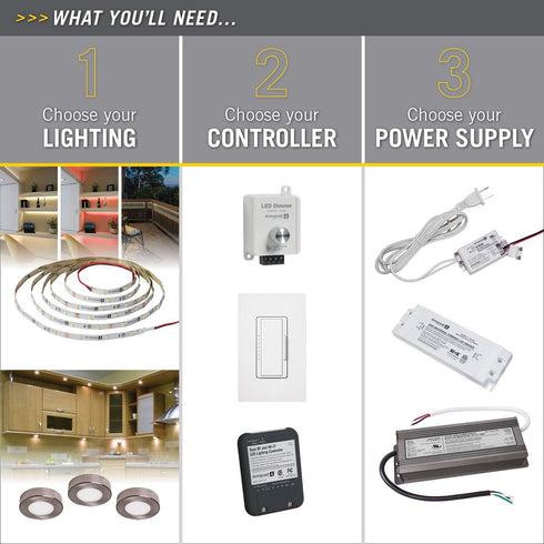 511121 Dimmer Armacost Lighting Remote Touch and On/Off Switch, White