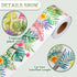 Bulletin Board Borders for Classroom, Tropical Decorations, Boho Green Plant Trim for School Office Supplies Decor