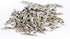 100pcs Metal Alligator Clip, 35mm Spring Clamps Test Line Crocodile Clip for Laboratory Electric Testing Work