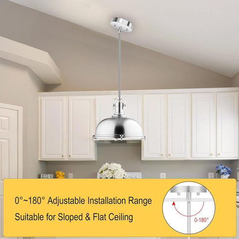 8 M10 180 Pieces Threaded Extension Poles Lighting Fixture Downrods Stems & Degrees Sloped Ceiling Adapter Kits