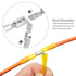 Wirefy 90 PCS Heat Shrink Piggyback Spade Connectors, 3 Way Wire Connectors, Double Spade Connectors