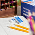 Shuttle Art 144 Pack Premium Erasers Bulk, White Classroom Set for Kids, Teachers, School and Office Supplies