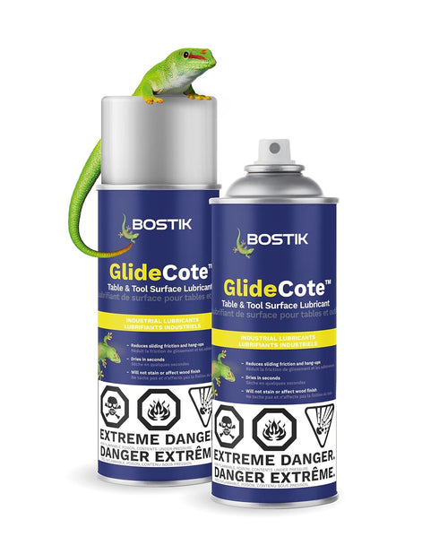 Bostik 10.75 oz 30% 3 GlideCote Aerosol Lubricant - Woodworking Tool & Table Surface Lubricant, Slicker Than Paste Wax