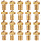 E3D Nozzles, ExcelFu M6 0.4mm Brass Nozzle for 1.75mm Filament E3D V5-V6 3D Printer, Pack of 20