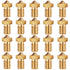 E3D Nozzles, ExcelFu M6 0.4mm Brass Nozzle for 1.75mm Filament E3D V5-V6 3D Printer, Pack of 20
