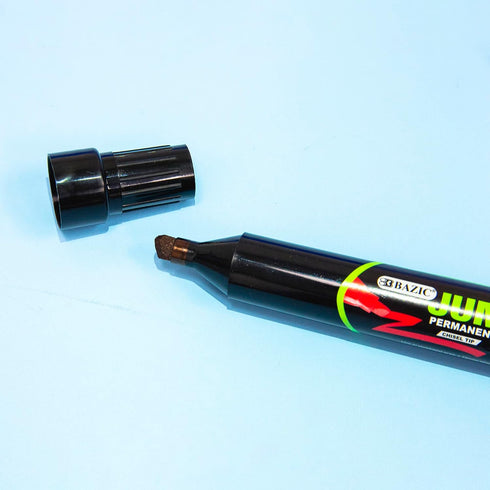 BAZIC Jumbo Chisel Tip Permanent Marker - 8 mm (2/Pack)