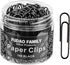 Jumbo Paper Clips, 2 Inch Paper Clip, 100 pcs Large Paperclips (Jumbo, Black)