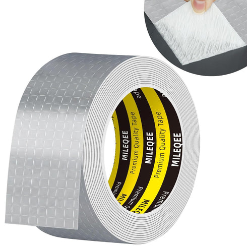 Butyl Sealant Tape, Waterproof Aluminum Foil, 2 Inch Joist Tape for Decking, 16.4FT Silver