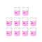 10 Pcs 250ml Upgraded Thick Glass Beakers, Griffin Low Form Set with Double Scale, 3.3 Boro, LVA025