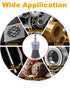 30 Pack 1/4-Inch 3 Rocaris Carbon Steel Wire Wheel Brush with Hex Shank, Pen Brush, for Rust Removal, Corrosion
