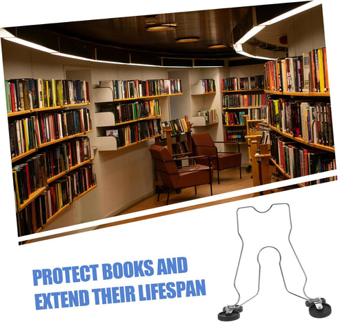 Homoyoyo Hanging Bookend Bookends Desk Magazine Storage Cookbook Shelf Bookshelf Ends Metal Book Ends File Folder
