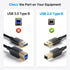 3-Pack 3ft, Cable Matters Short USB Printer Cable - USB A to B Cable, Compatible with Printer, External Hard Drive