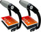 Mental Panel Carrier Lifting Tool, Plywood and Drywall Carrier with 0-1 Inch Grip Range, 2 Pack