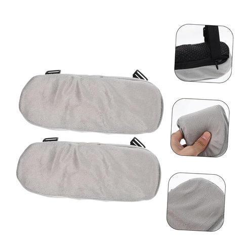 FUNNETOYU Elbow 2-Piece Set Memory Foam Armrest Cushions for Office Chairs Removable and Breathable Arm Pad Covers Soft